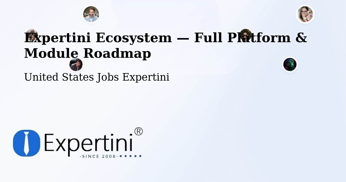Expertini Ecosystem — Full Platform & Module Roadmap – Glendale